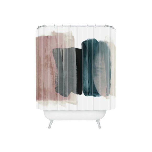 Nordstrom Artsy Modern Abstract Shower Curtain - Picture 1 of 3